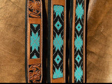 Load image into Gallery viewer, Western Leather Beaded Pet Collar Collection
