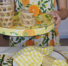 Load image into Gallery viewer, Orange Grove Round Tray
