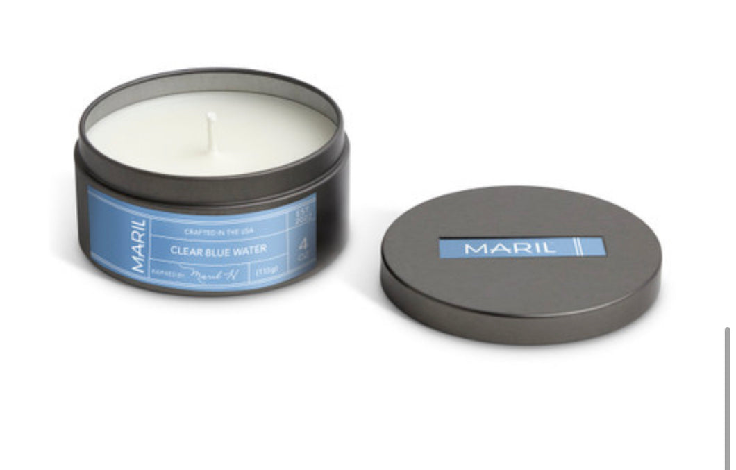 Maril Clear Blue Water Candle