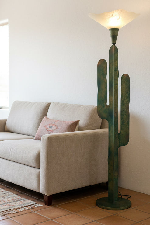 Metal Cactus Floor Lamp