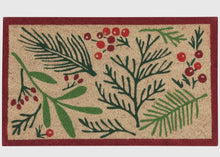 Load image into Gallery viewer, Bough &amp; Berry Christmas Doormat
