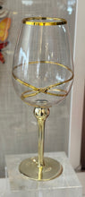 Load image into Gallery viewer, Gold Designed Wine Glass
