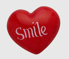 Load image into Gallery viewer, Smile Red Heart Paperweight
