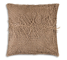 Load image into Gallery viewer, Leather &amp; Velvet Fringe Pillow
