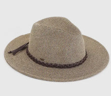 Load image into Gallery viewer, Straw Panama Hat with Ribbon
