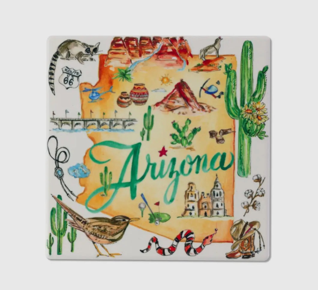 AZ Ceramic Coaster