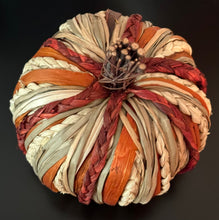 Load image into Gallery viewer, Straw Braided Pumpkin
