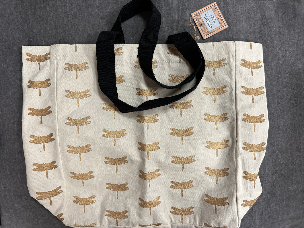 Dragonfly Reusable Tote Bag