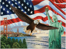 Load image into Gallery viewer, From Sea To Shining Sea Flag Puzzle 1000pcs
