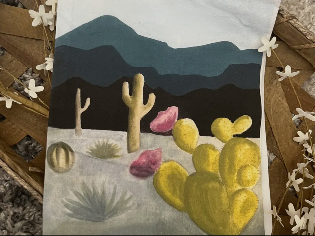 Arizona Desert Tea Towel