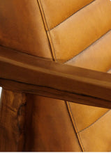 Load image into Gallery viewer, Dark Brown Channel Arm Chair

