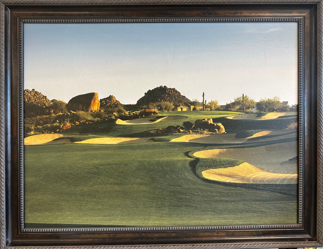 Framed Golf Course Art