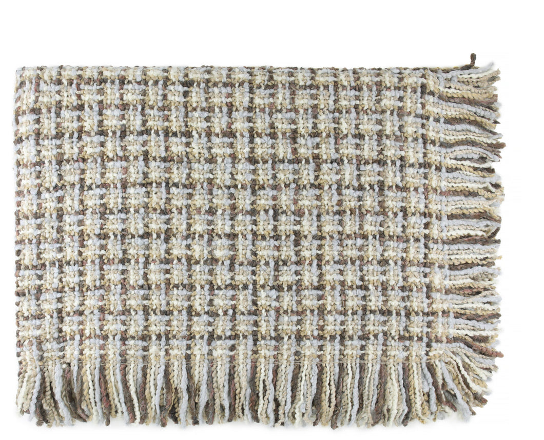 Athena Hazelnut Throw Blanket