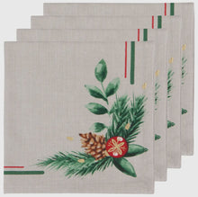 Load image into Gallery viewer, Deck The Halls Napkins Set/4
