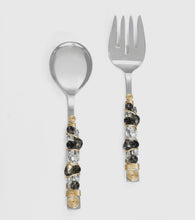 Load image into Gallery viewer, Jeweled Salad Server Set
