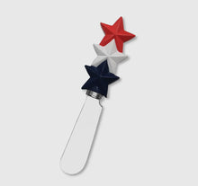 Load image into Gallery viewer, 3 Star patriotic Cheese Spreader
