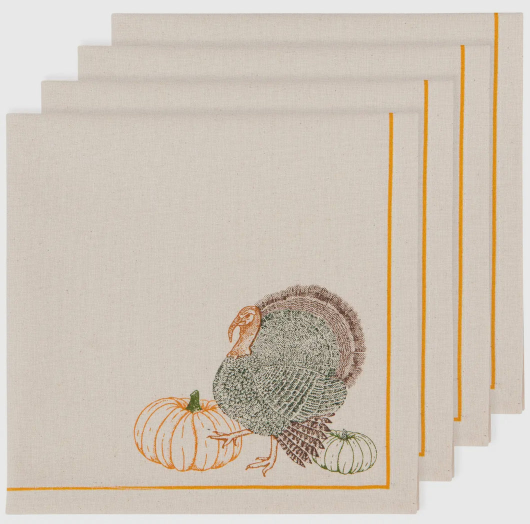 Cornucopia Thanksgiving Napkins S/4