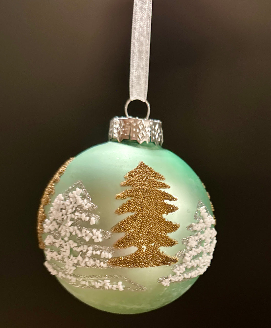 Mint Christmas Tree Ornament