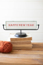 Load image into Gallery viewer, Merry Christmas &amp; Happy New Year Flip Sign
