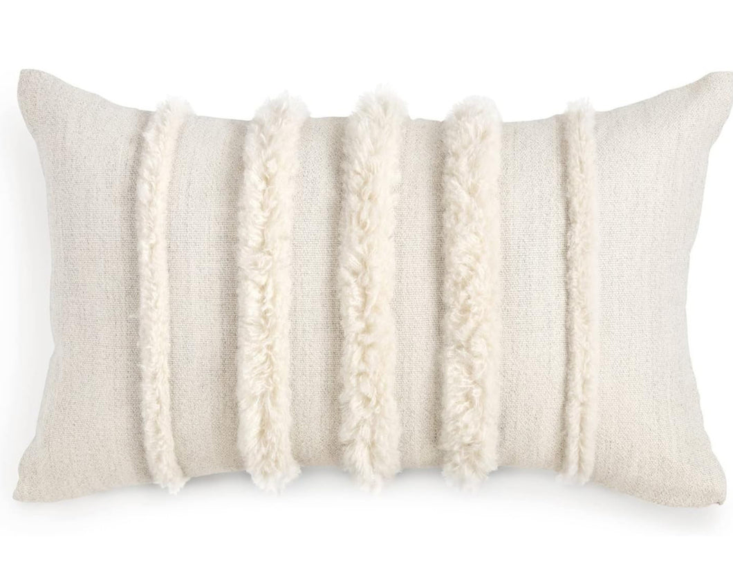 Alpaca Wool Lumbar Accent Pillow