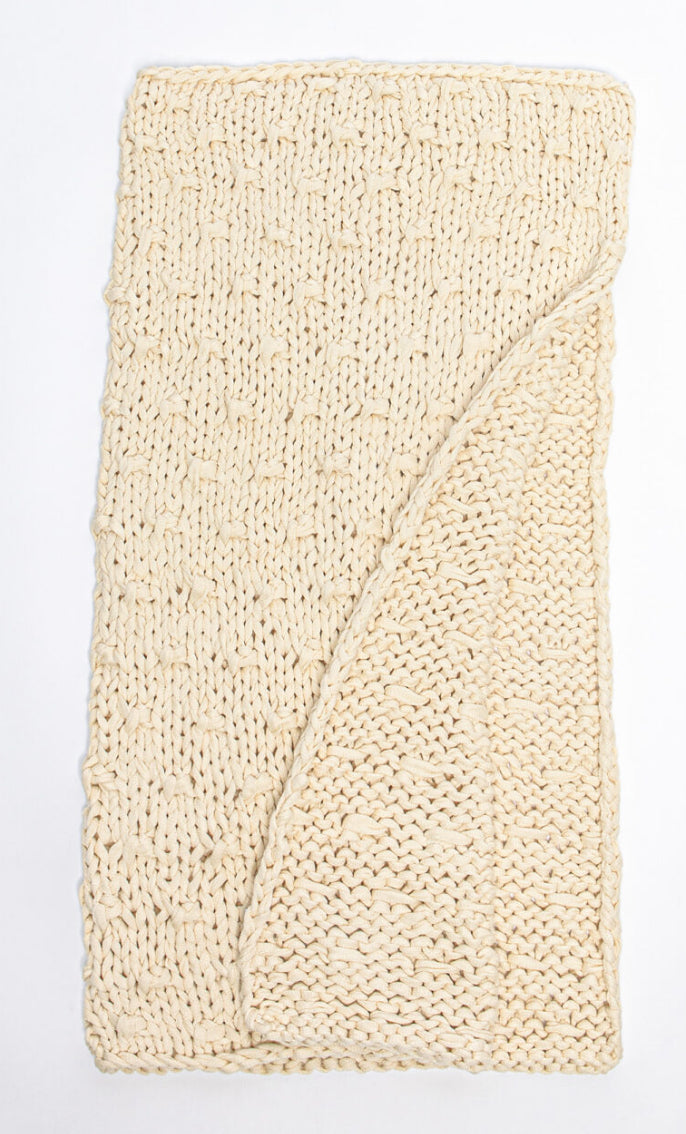 Heavenly Ivory Throw Blanket
