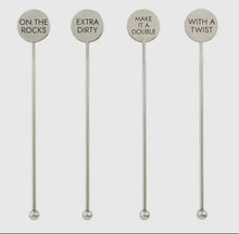 Load image into Gallery viewer, Stainless Steel Stir Sticks 5&quot;
