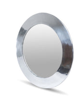 Load image into Gallery viewer, Rubbed Pewter Round Mirror
