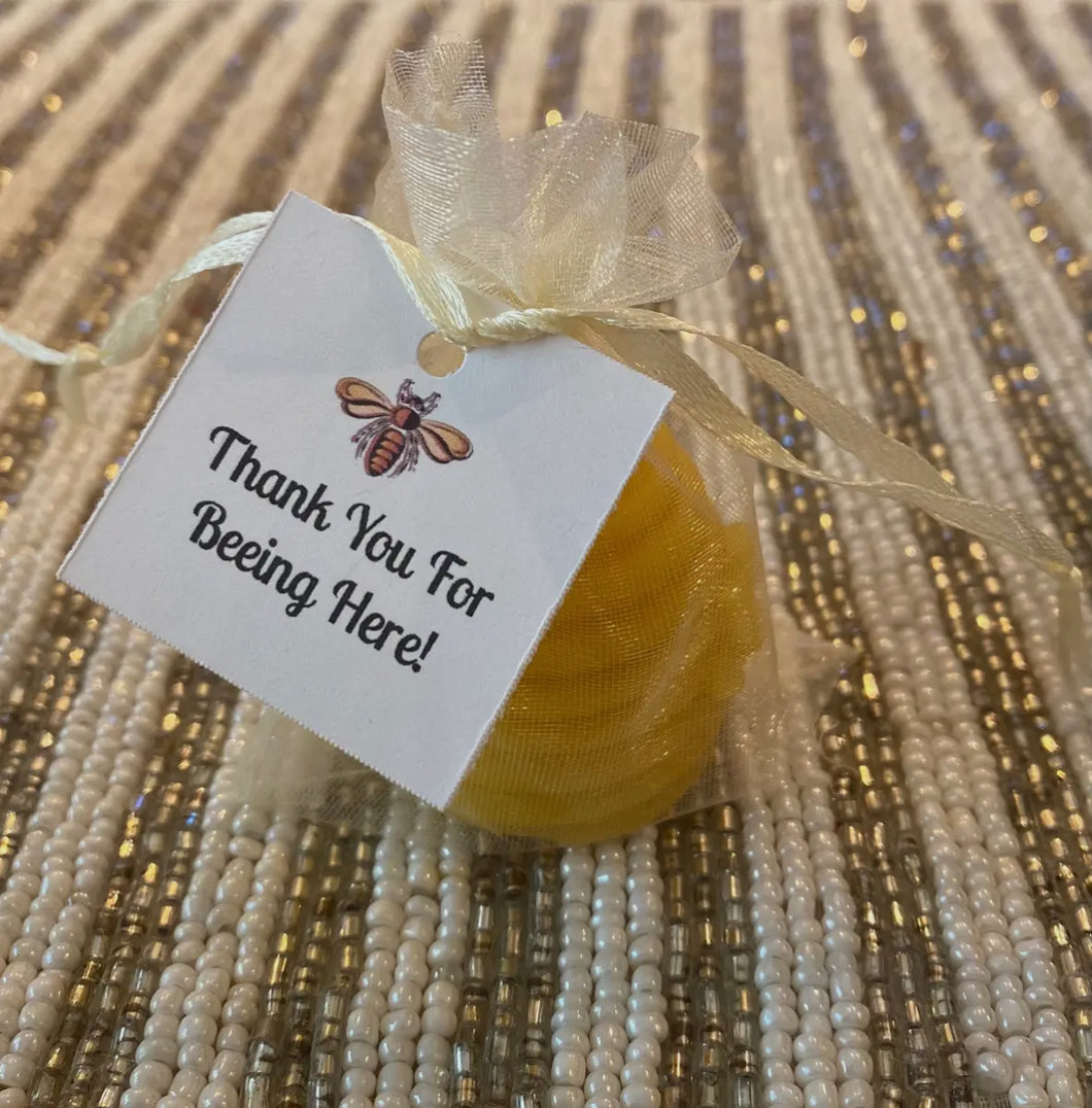 Bee Party Favor Candle