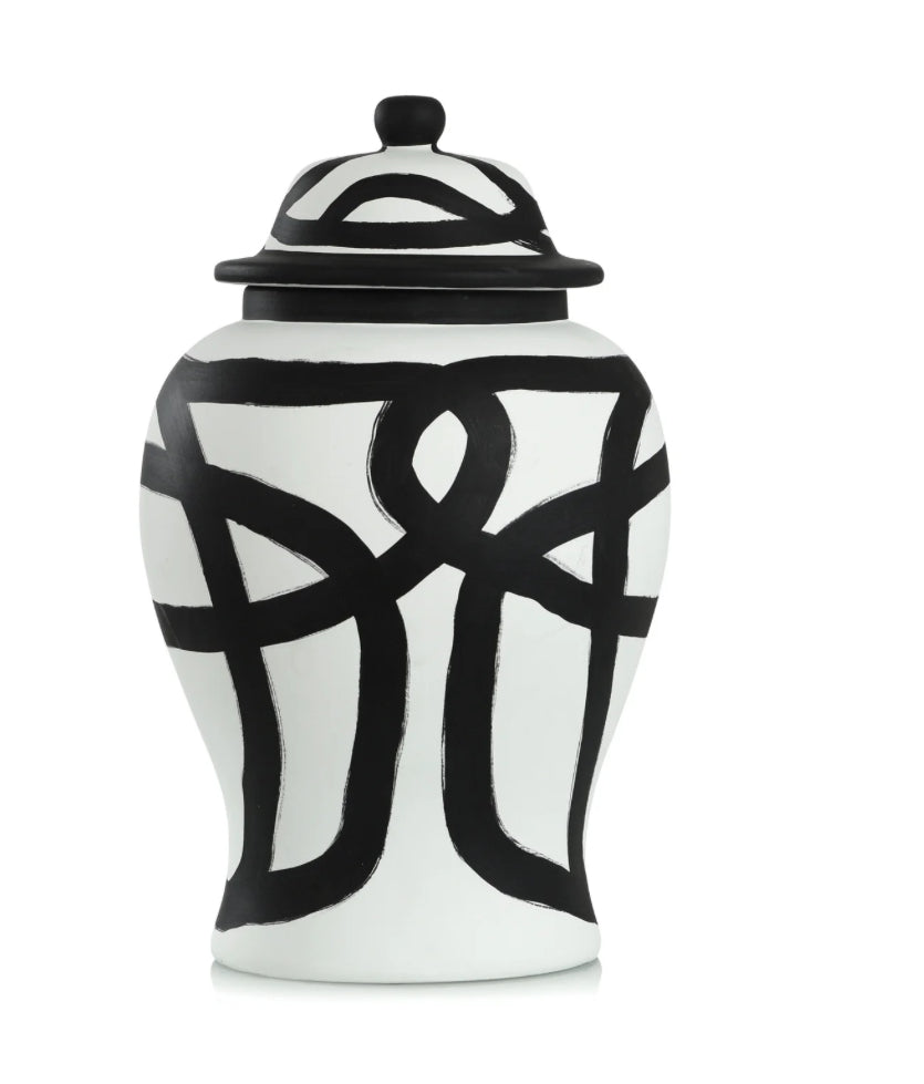 Black & White Ginger Jar Collection