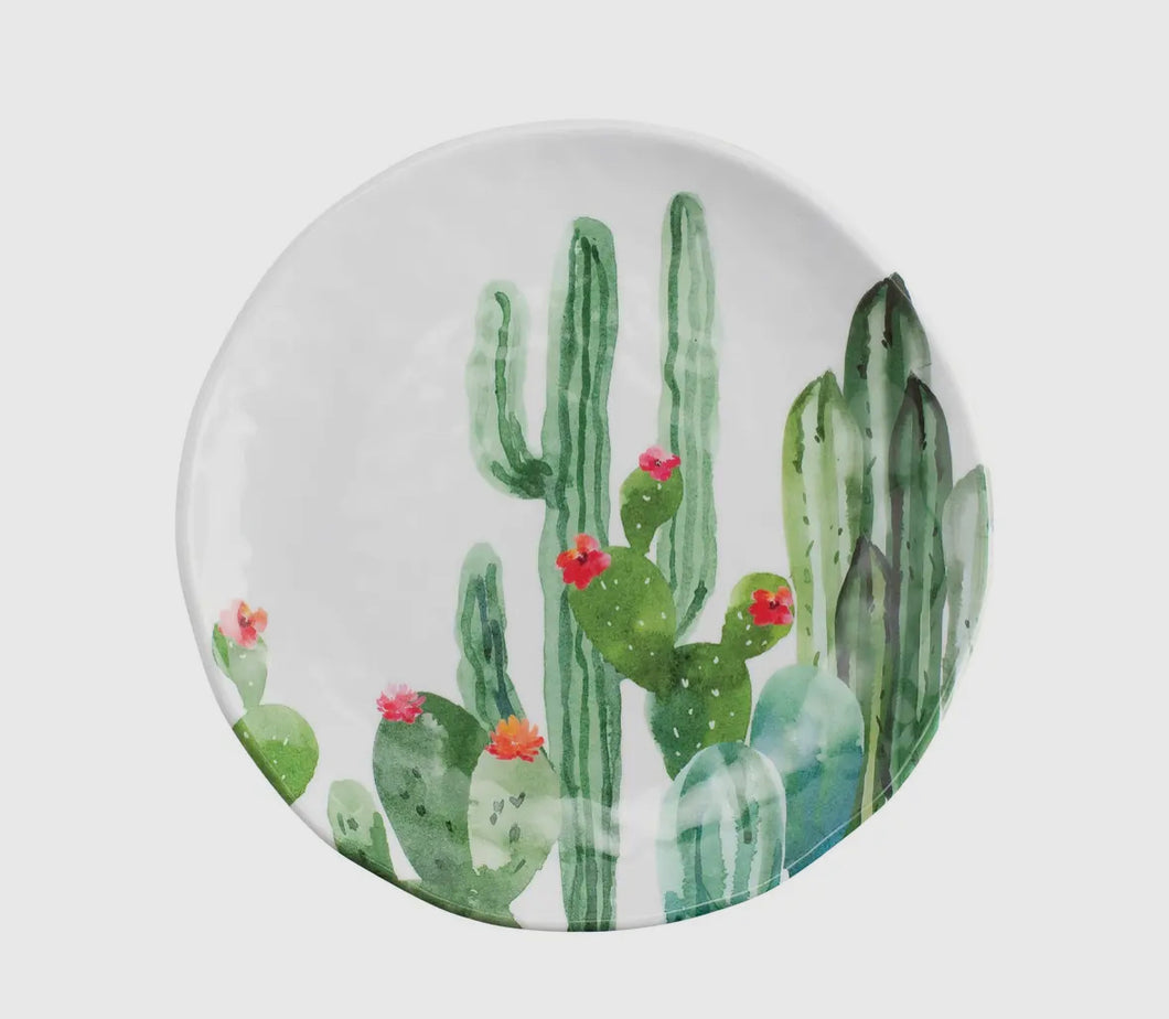 Saguaro Cactus Desert Melamine Plate