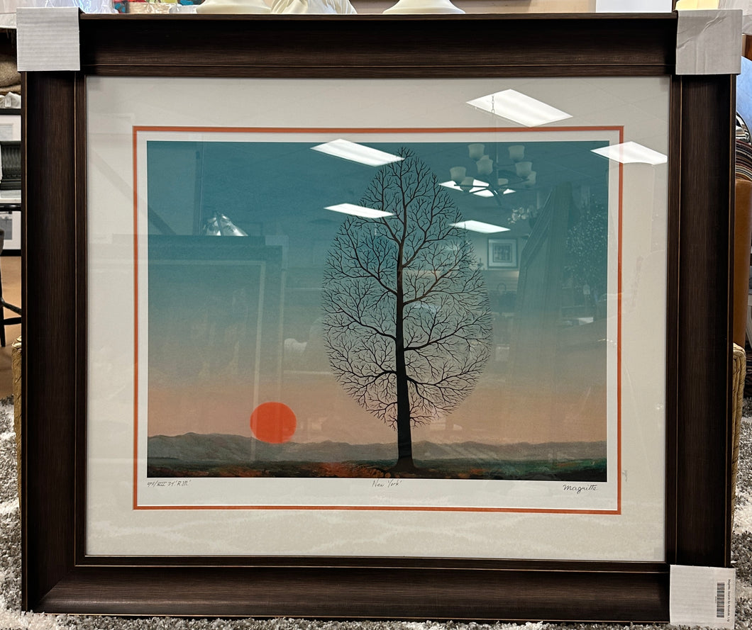 Framed “Search For Absolution” By René Magritte Artwork