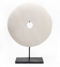 Load image into Gallery viewer, Marble Disc Statue On Base
