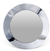 Load image into Gallery viewer, Rubbed Pewter Round Mirror
