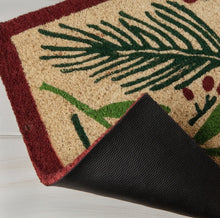 Load image into Gallery viewer, Bough &amp; Berry Christmas Doormat
