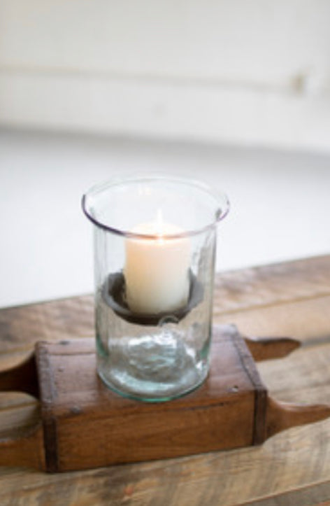 Small Recycled Glass Votive