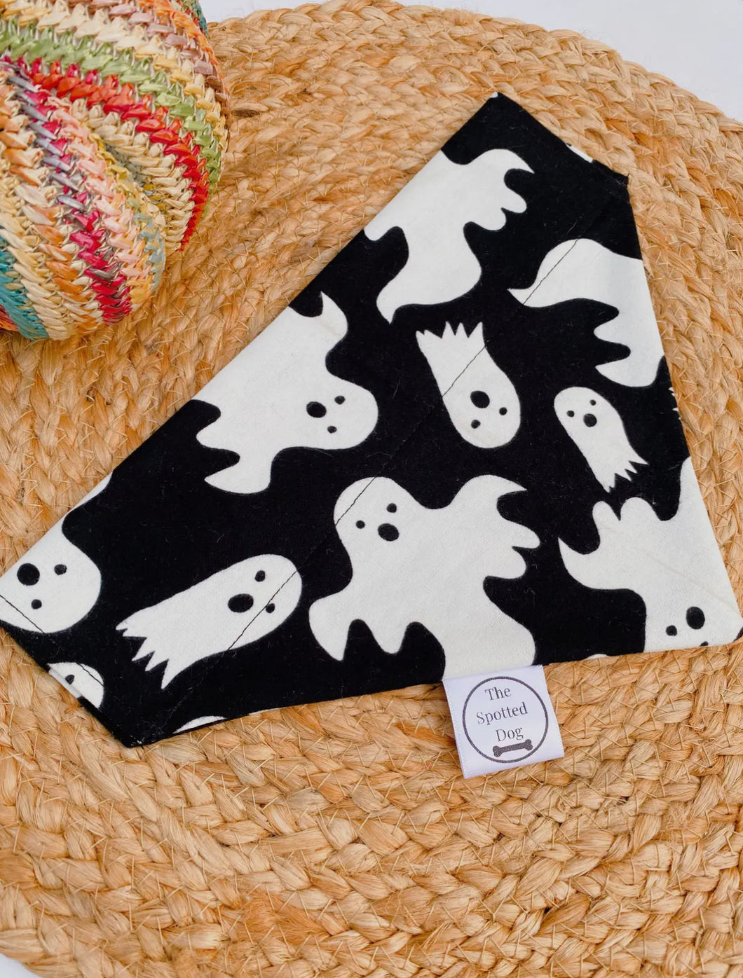 Glow In The Dark Ghost Pet Bandana