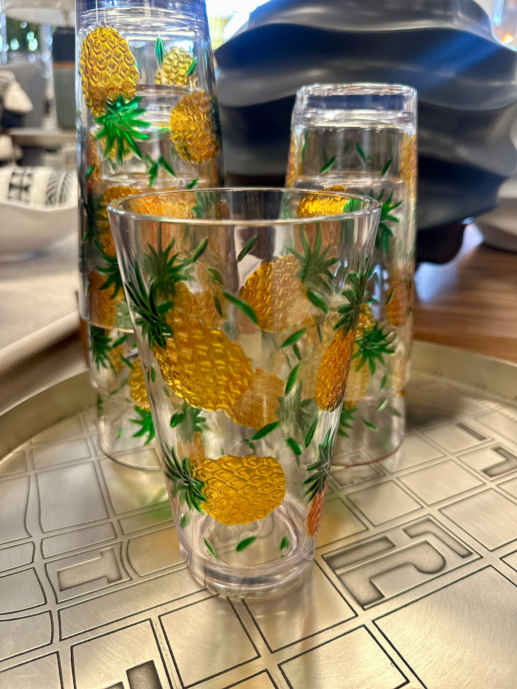Pineapple Acrylic Tumbler