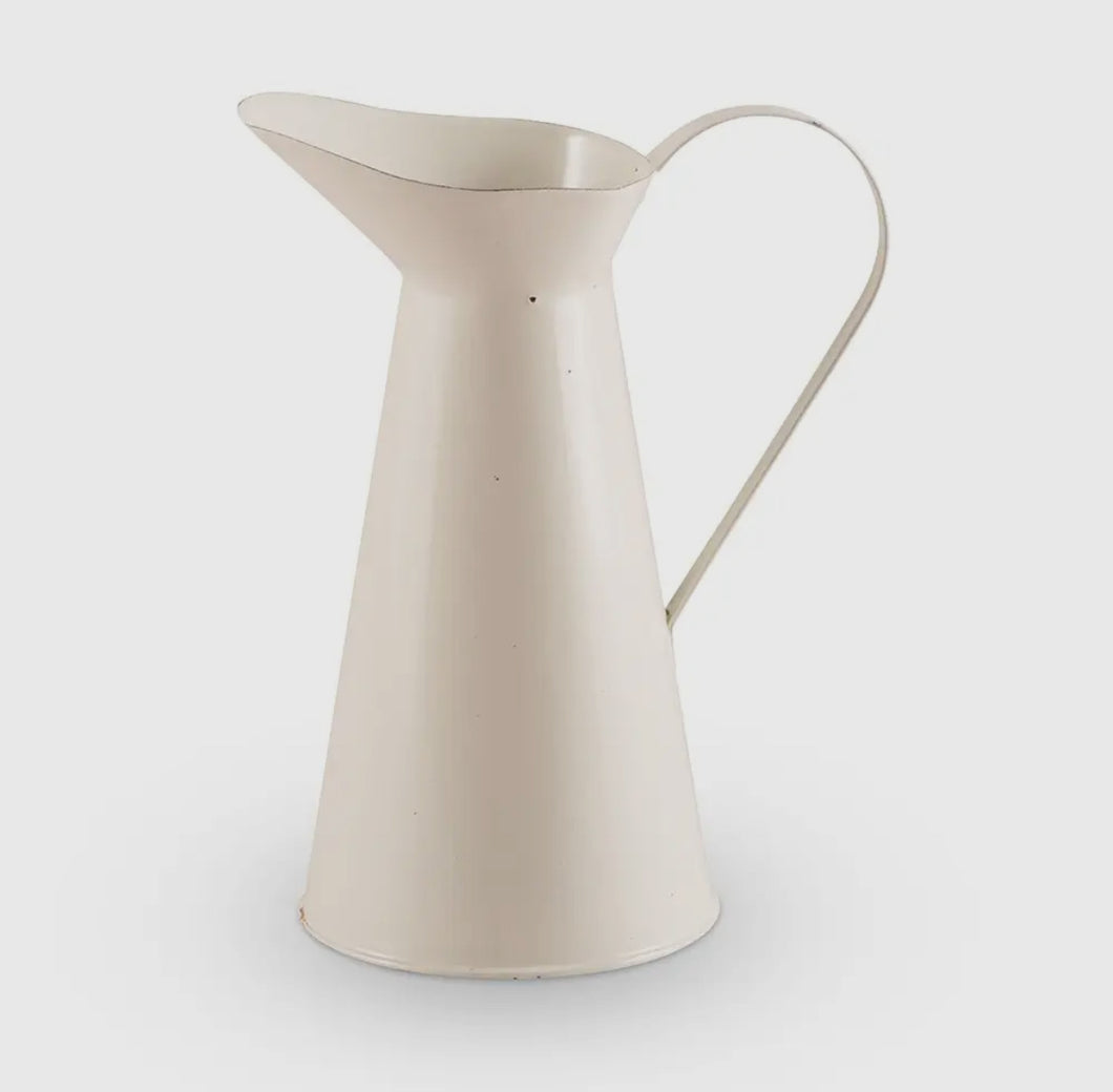 Enamel French Provençal Style Pitcher