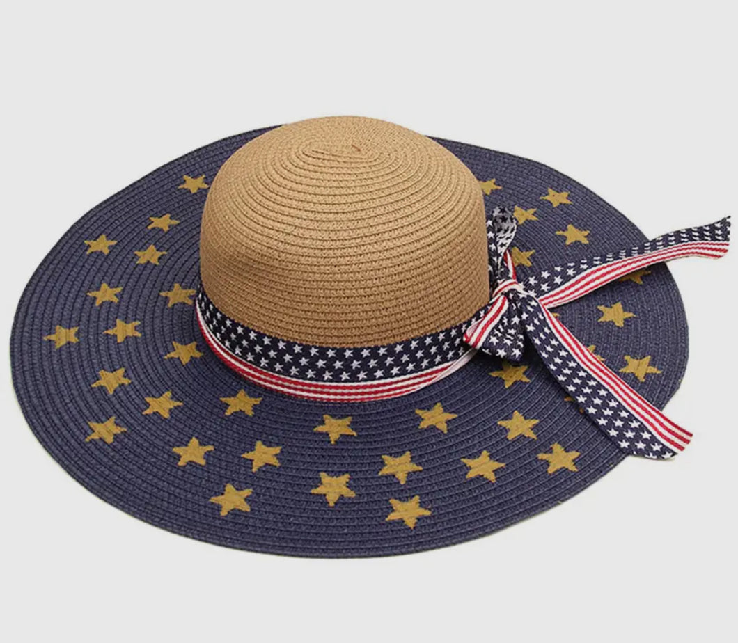 American Flag Floppy Hat