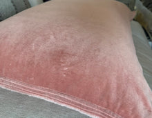 Load image into Gallery viewer, Velvet Pink Standard Pillow Sham
