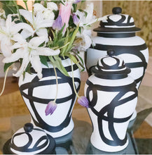 Load image into Gallery viewer, Black &amp; White Ginger Jar Collection
