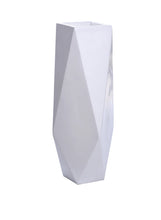 Load image into Gallery viewer, Gloss White Resin Floor Vase
