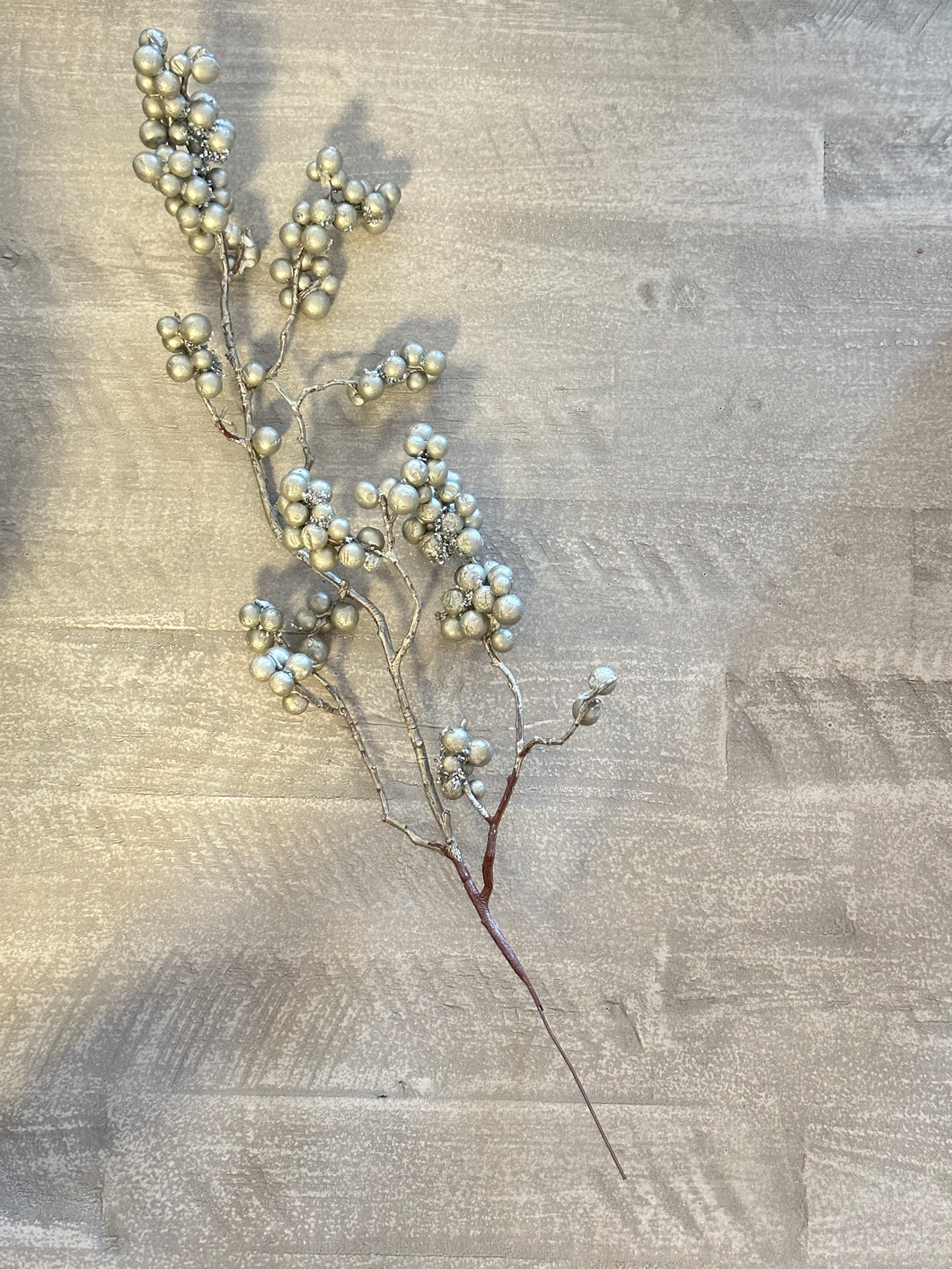 Silver Berry Christmas Sprig