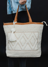 Load image into Gallery viewer, Diamond Pattern Tote Handbag Collection
