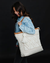 Load image into Gallery viewer, Diamond Pattern Tote Handbag Collection
