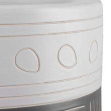 Load image into Gallery viewer, Etched Terracotta Garden Stool
