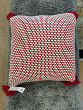 Load image into Gallery viewer, Red &amp; White Holiday Pillow
