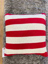 Load image into Gallery viewer, Striped Holiday Pillow
