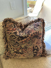 Load image into Gallery viewer, Chenille and Leather Sofa
