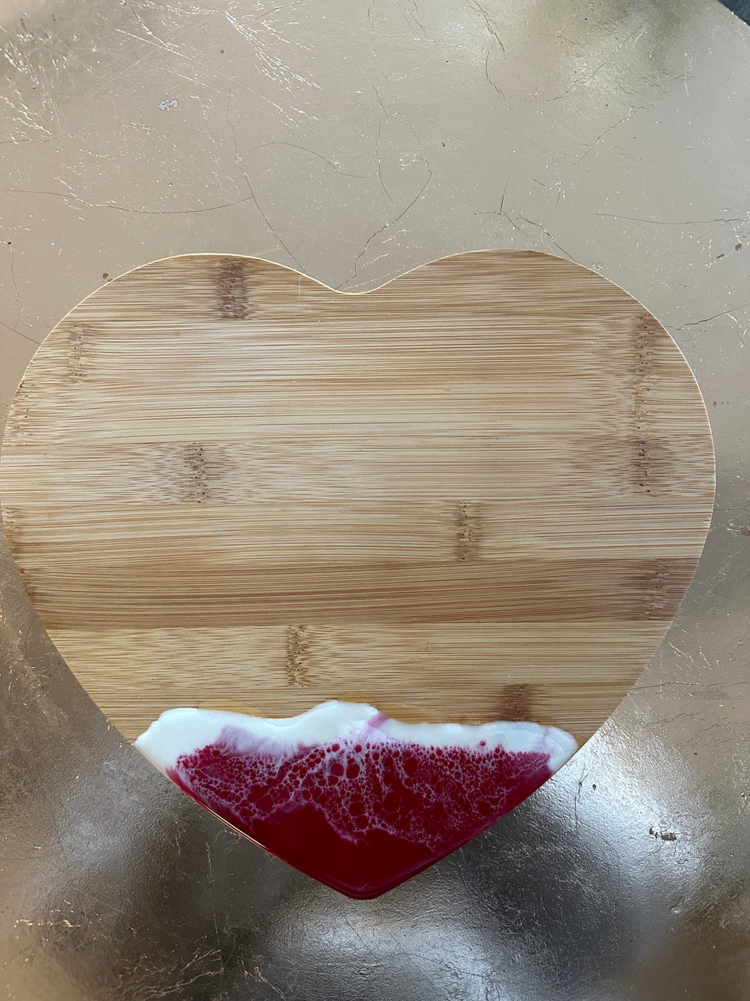 Heart Bamboo Cutting Board